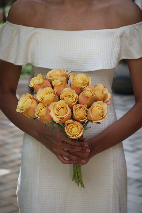 Yellow/ Peach Roses